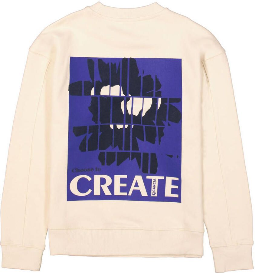 Garcia Regular fit sweatshirt met logoprint