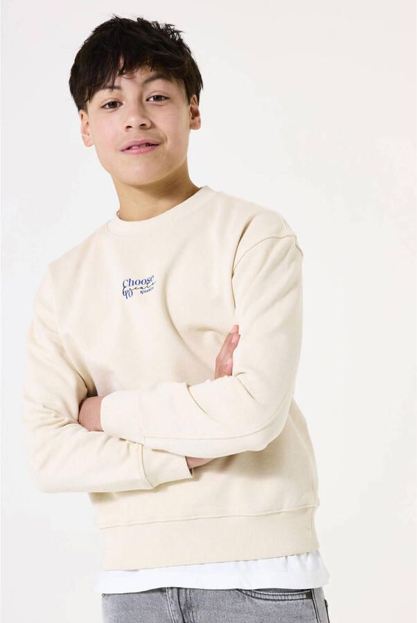 Garcia Regular fit sweatshirt met logoprint