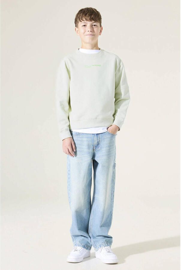 Garcia sweater met backprint groen - Foto 2