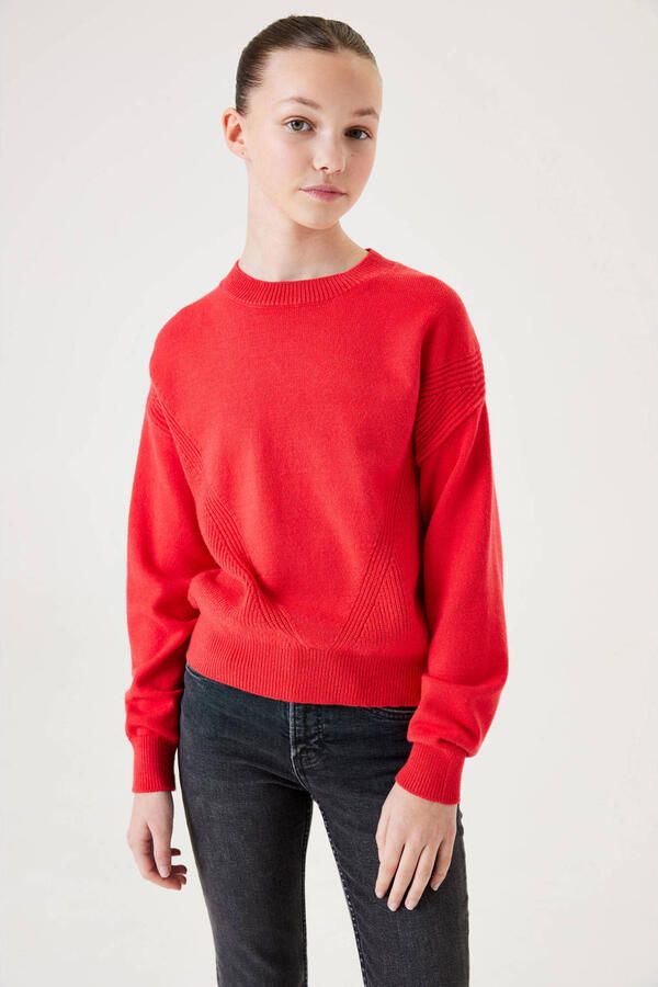 Garcia sweater rood Effen 140 146 | Sweater van - Foto 3