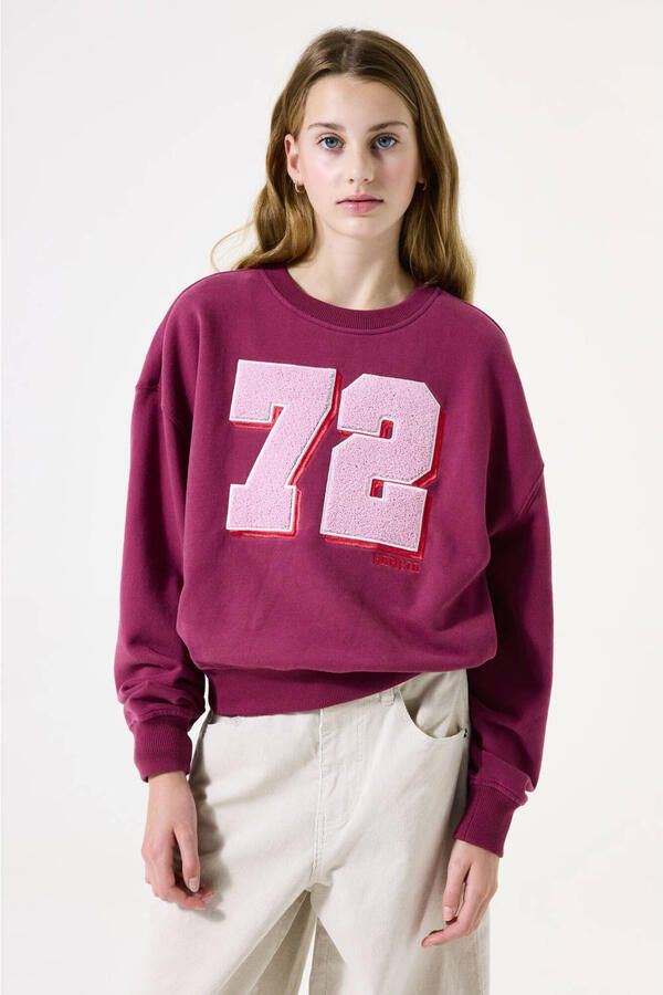 Garcia Regular fit sweatshirt met logoprint