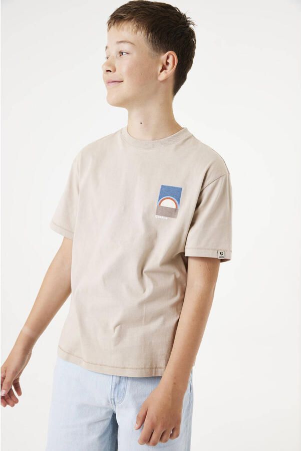 Garcia T-shirt met motiefprint en ronde hals - Foto 3