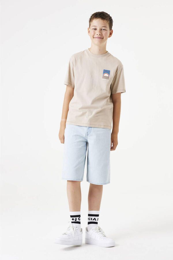 Garcia T-shirt met motiefprint en ronde hals - Foto 2