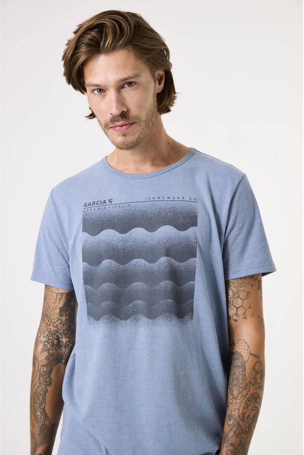 Garcia T-shirt blauw