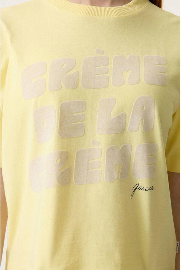 Garcia T-shirt geel - Foto 2