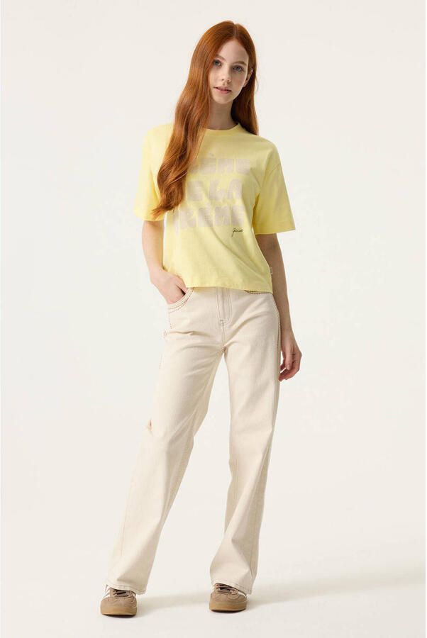 Garcia T-shirt geel - Foto 3