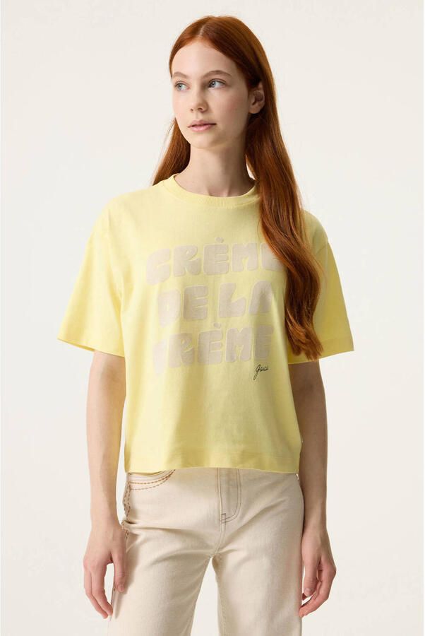 Garcia T-shirt geel