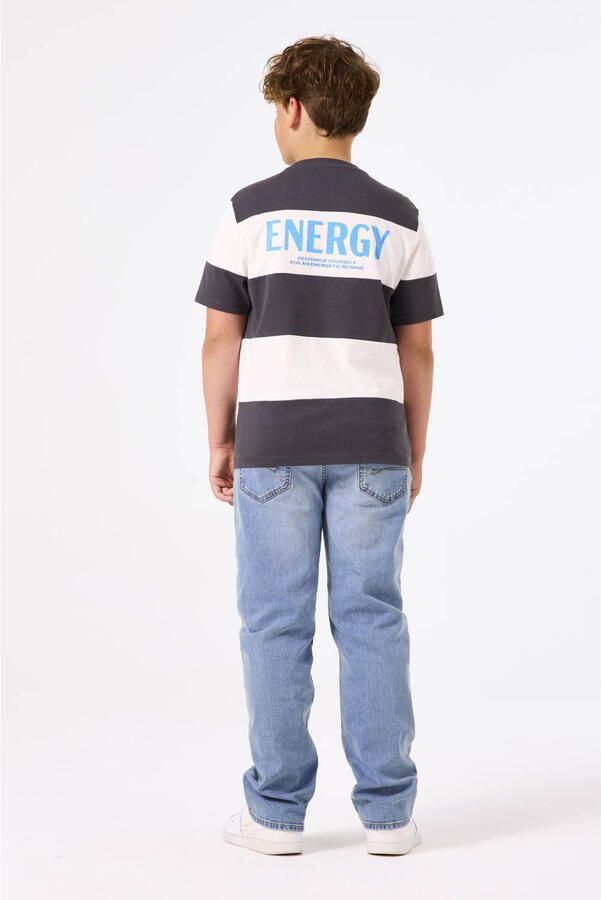 Garcia T-shirt met geribde ronde hals