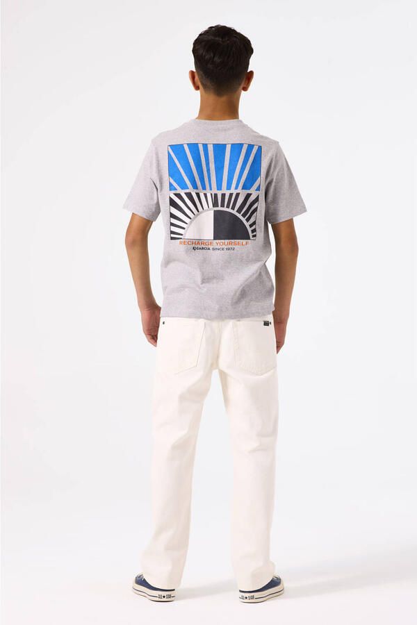 Garcia T-shirt met front- en backprint voor jongens