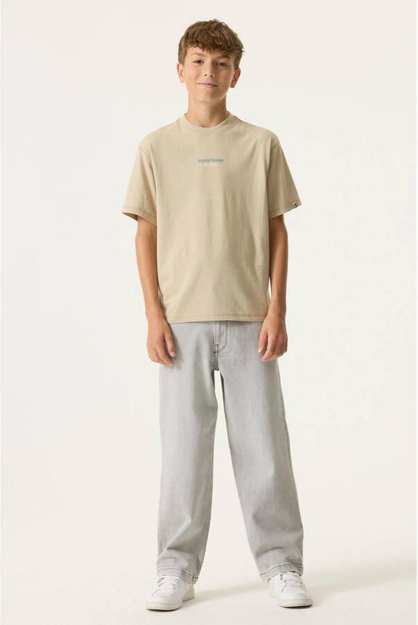 Garcia T-shirt met backprint beige - Foto 2