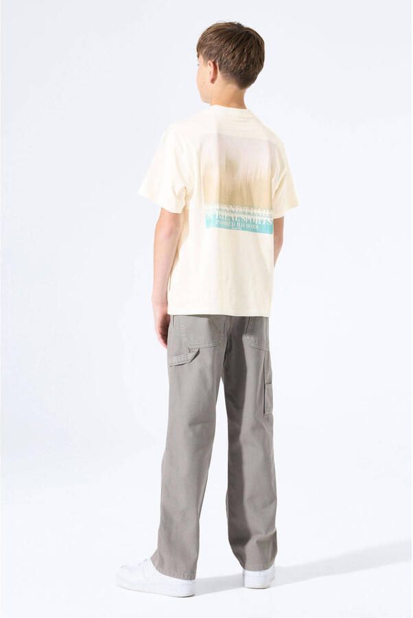 Garcia T-shirt met backprint ecru - Foto 2