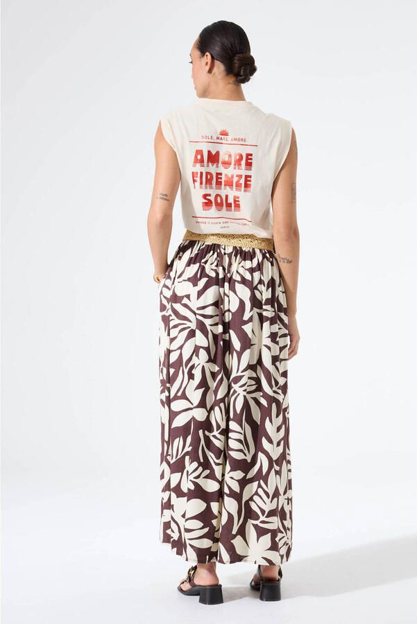 Garcia T-shirt met backprint ecru - Foto 3