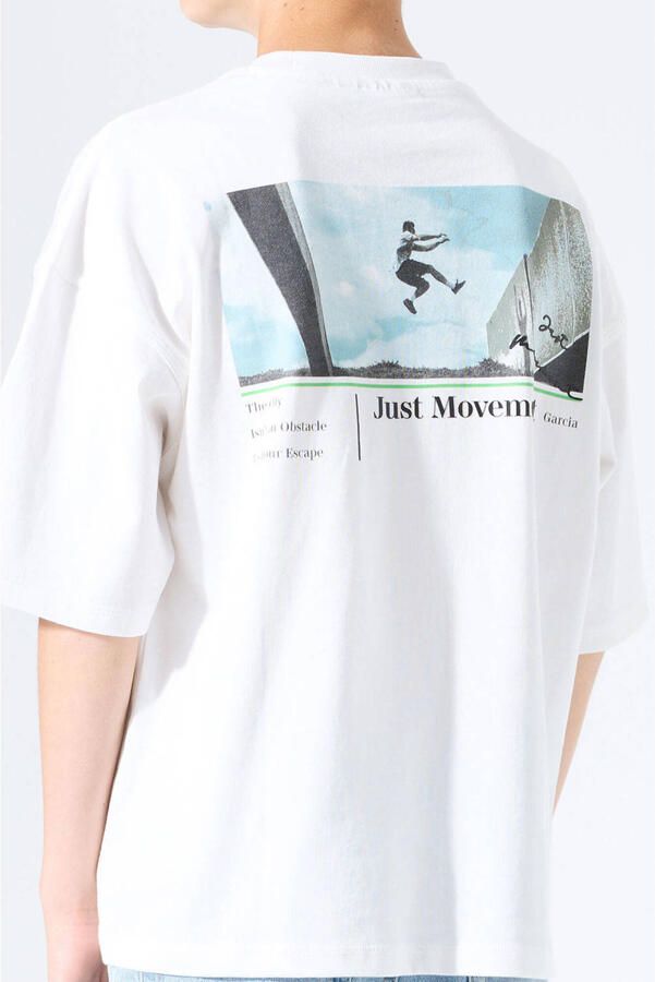 Garcia T-shirt met backprint ecru - Foto 3