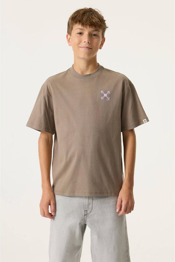Garcia relaxed fit T-shirt met logoprint