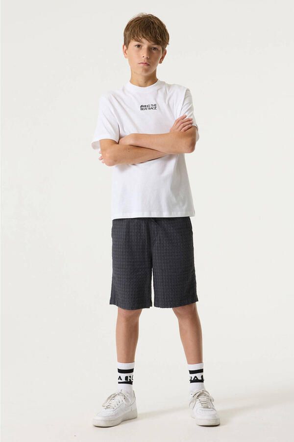 Garcia T-shirt met backprint wit