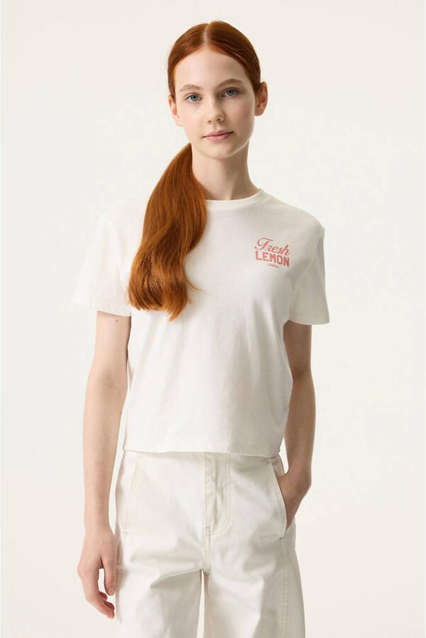 Garcia T-shirt met motiefprint op de achterkant