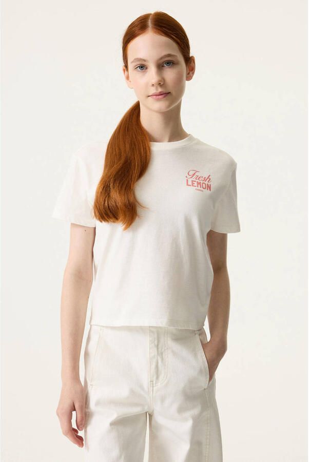 Garcia T-shirt met motiefprint op de achterkant