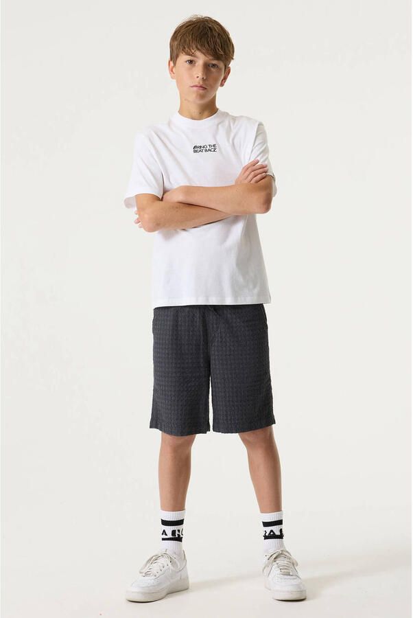 Garcia T-shirt met backprint wit - Foto 3