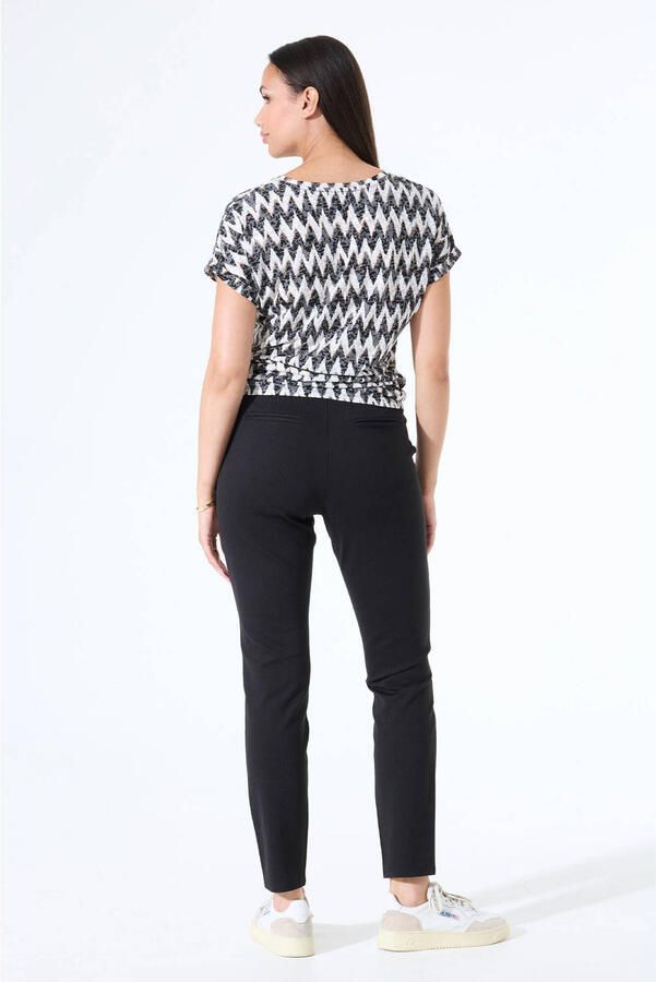 Garcia Regular fit T-shirt met viscose - Foto 3