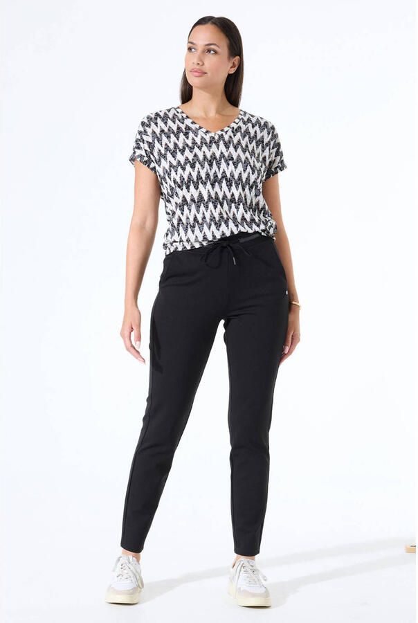Garcia Regular fit T-shirt met viscose - Foto 2