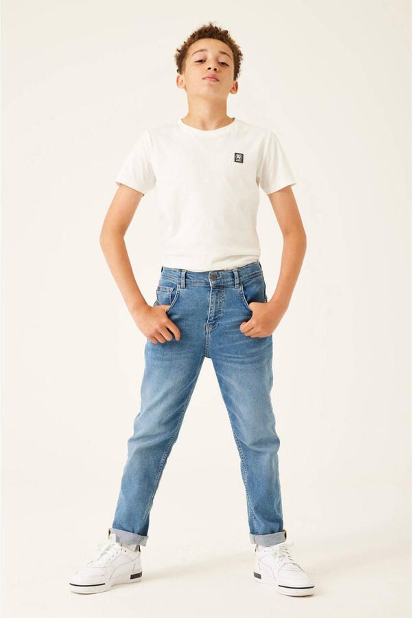Garcia tapered fit jeans Dalino medium used Blauw Jongens Denim Effen 128 - Foto 2