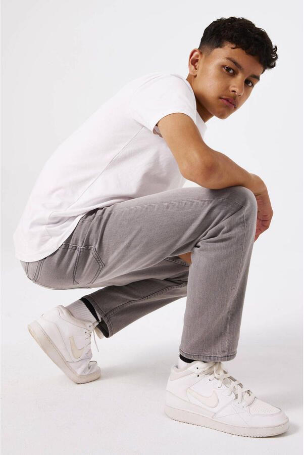 Garcia Dad-jeans Dalino voor jongens met verwoeste effecten