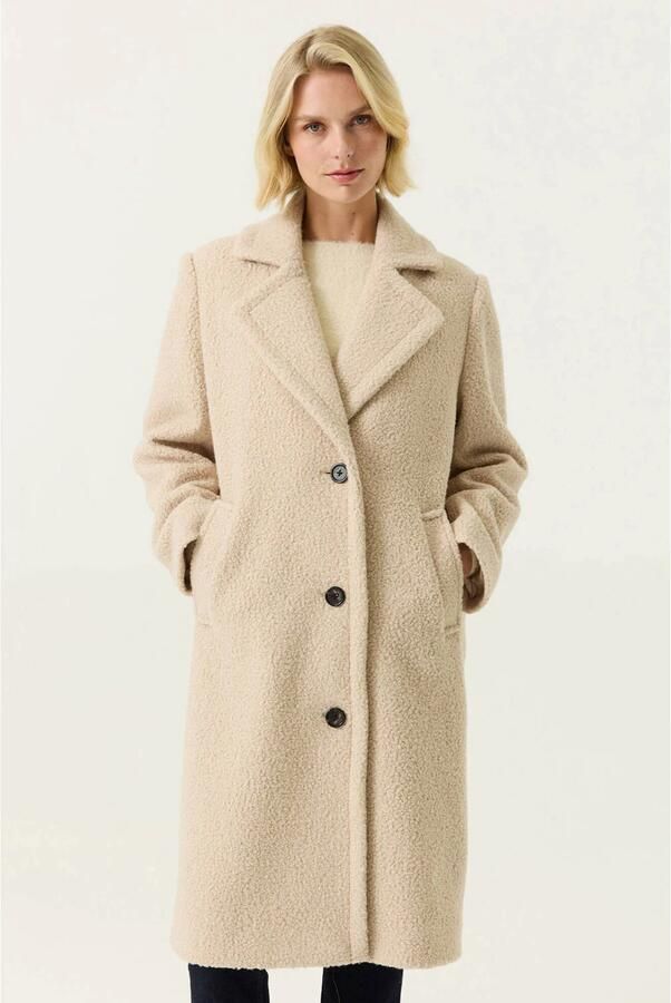 Garcia teddy winterjas beige
