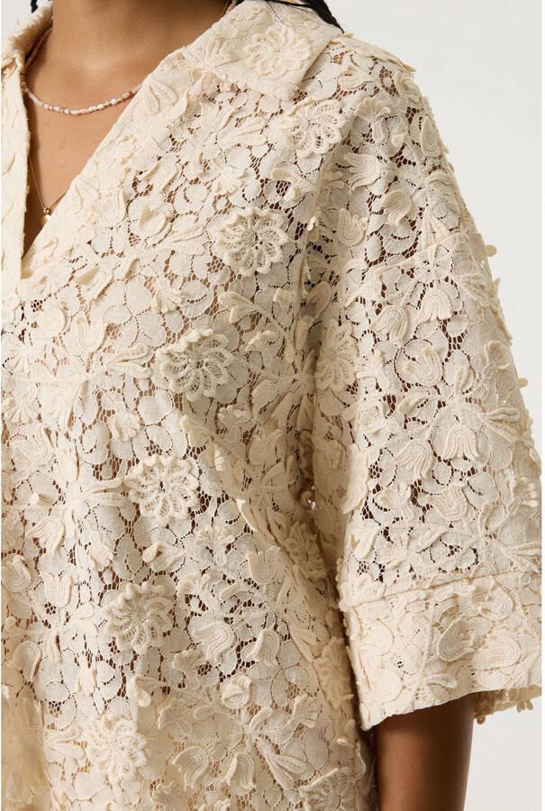 Garcia top broderie beige - Foto 2