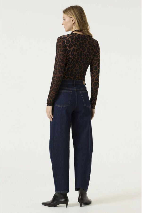 Garcia top met panterprint bruin - Foto 2