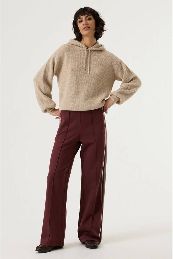 Garcia wide leg broek rood