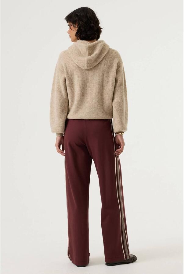 Garcia wide leg broek rood - Foto 2
