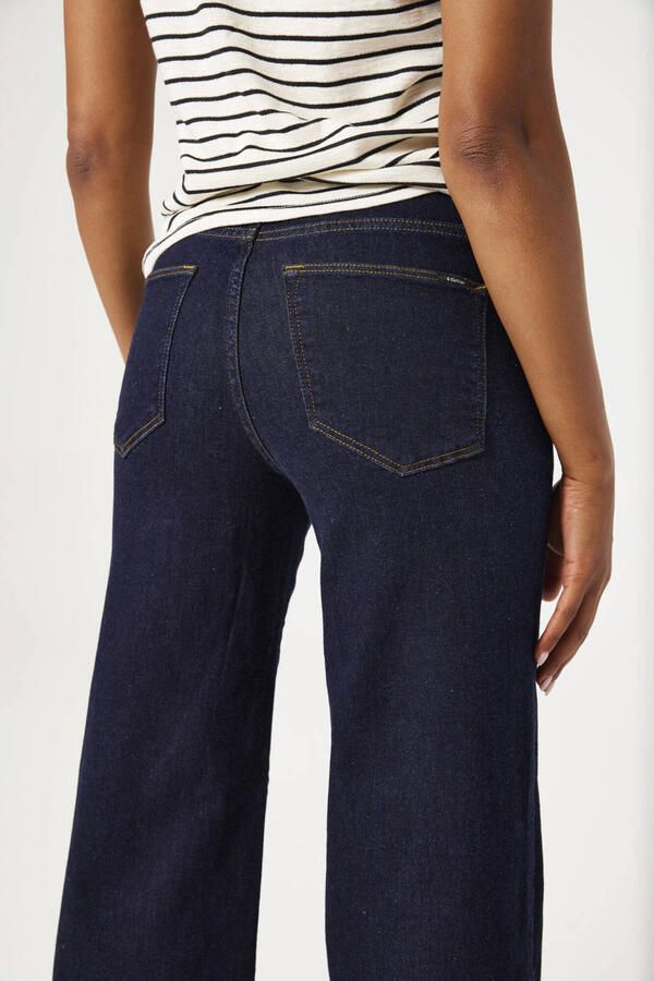Garcia wide leg jeans dark blue denim - Foto 3
