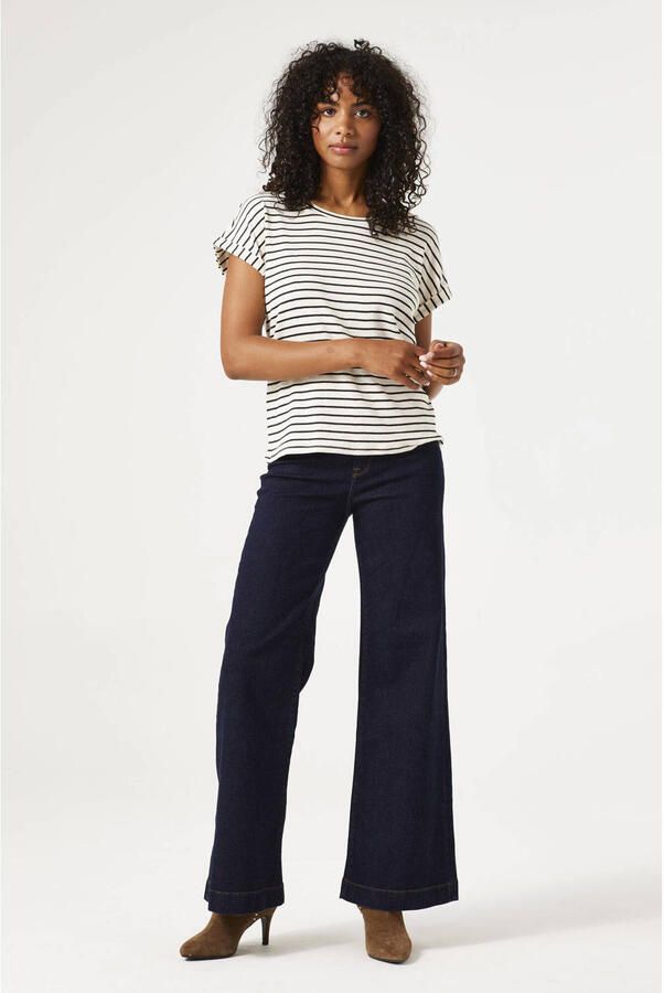 Garcia wide leg jeans dark blue denim - Foto 3