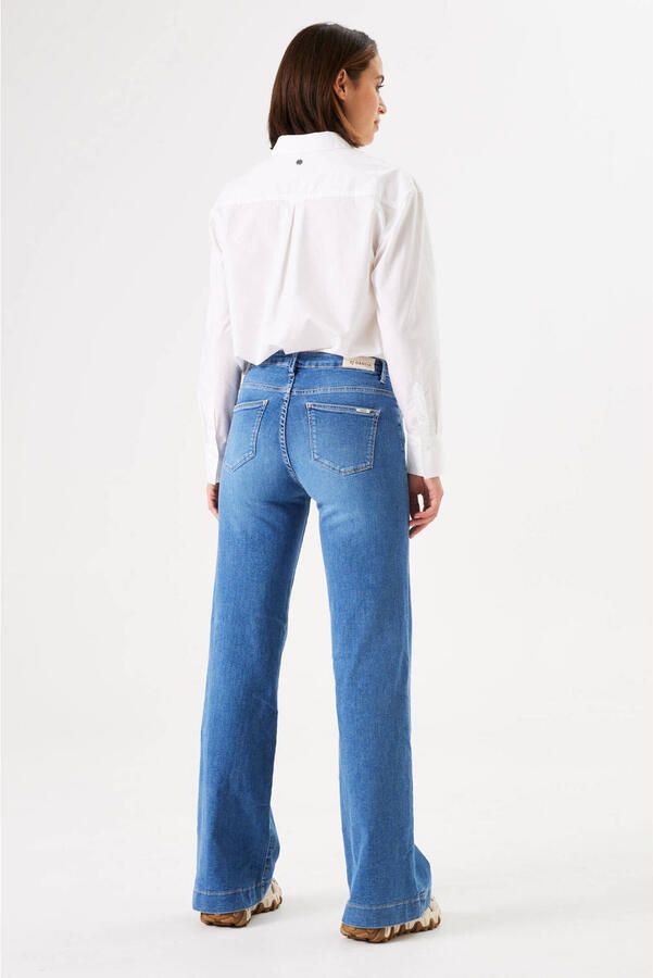 Garcia wide leg jeans light blue denim - Foto 2
