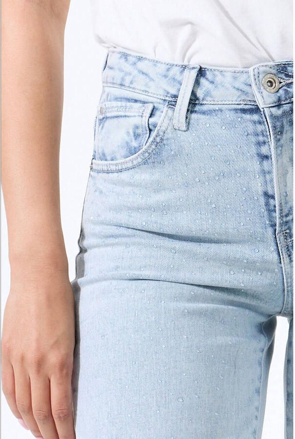 Garcia wide leg jeans light blue denim - Foto 3