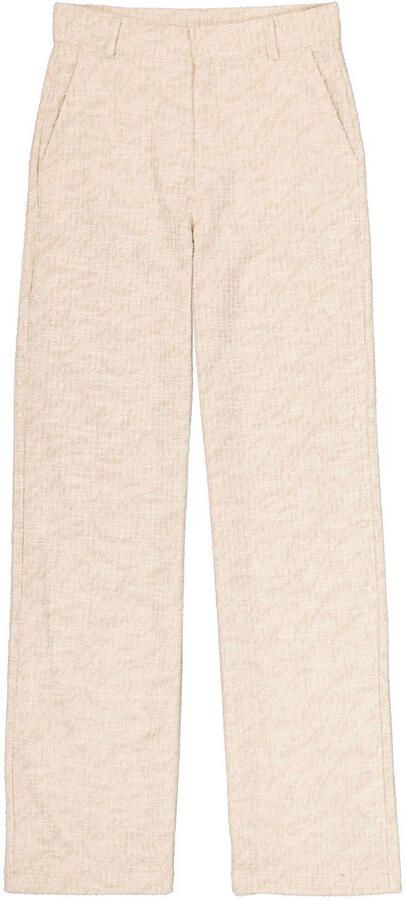 Garcia wide leg regular waist broek ecru - Foto 3
