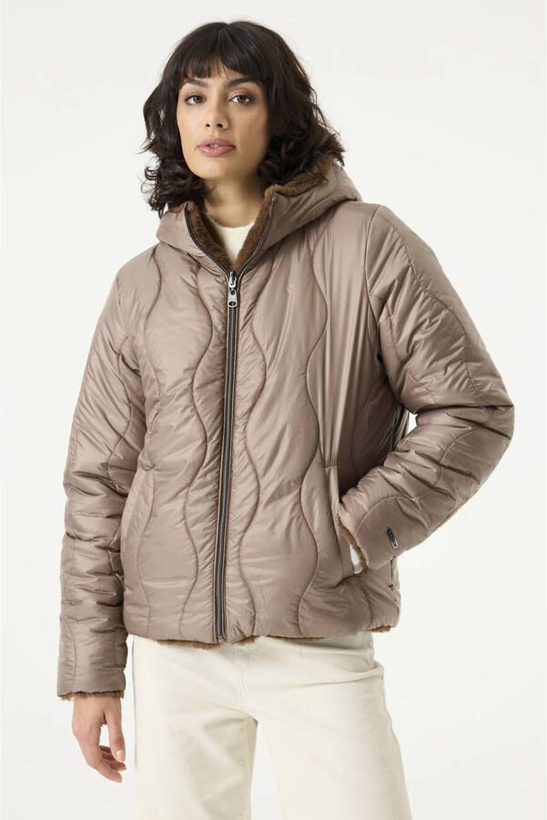 Garcia winterteddyjas bruin beige