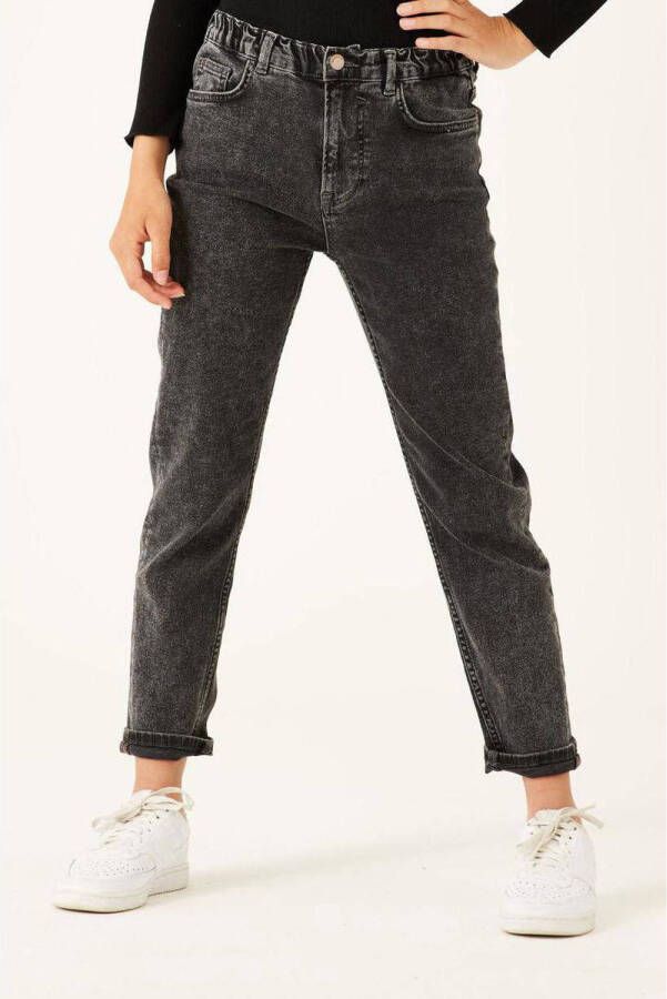 Garcia mom jeans Evelin 585 medium used Zwart Meisjes Stretchdenim 152