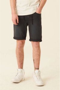 Garcia regular fit jeans short Savio black