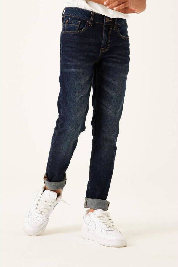 Garcia skinny jeans Xandro 320 dark used Blauw Jongens Denim 140