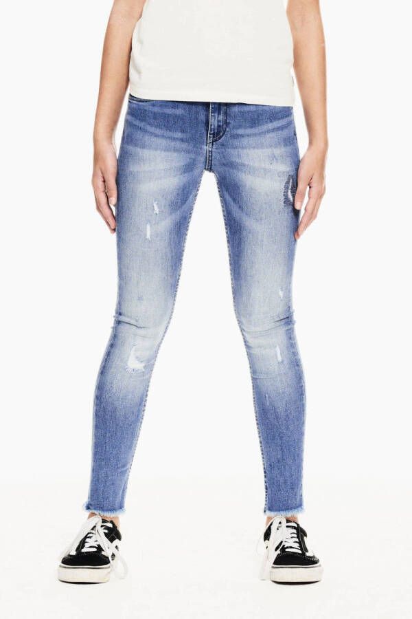 Garcia slim fit jeans Rianna 570 medium used Blauw Meisjes Stretchdenim 146