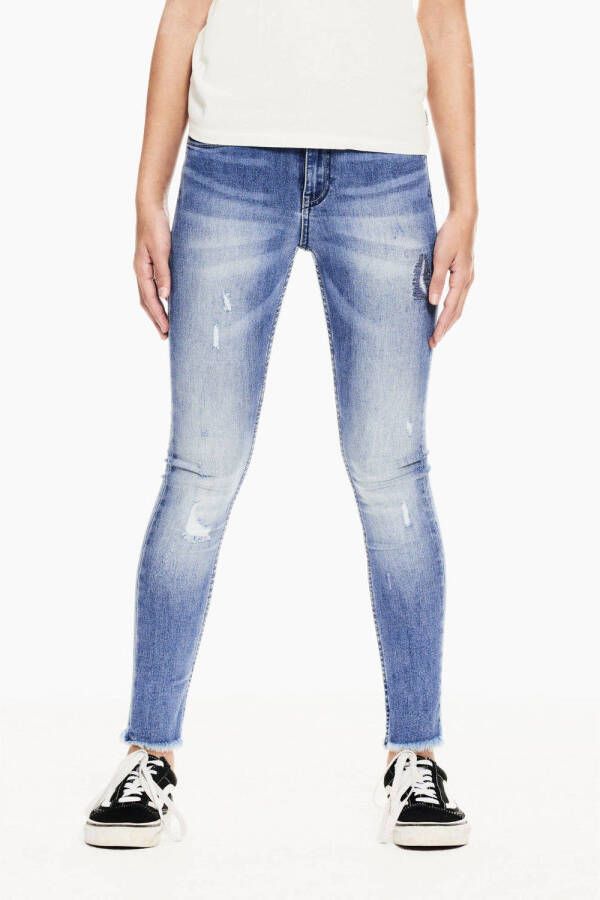 Garcia slim fit jeans Rianna 570 medium used Blauw Meisjes Stretchdenim 140