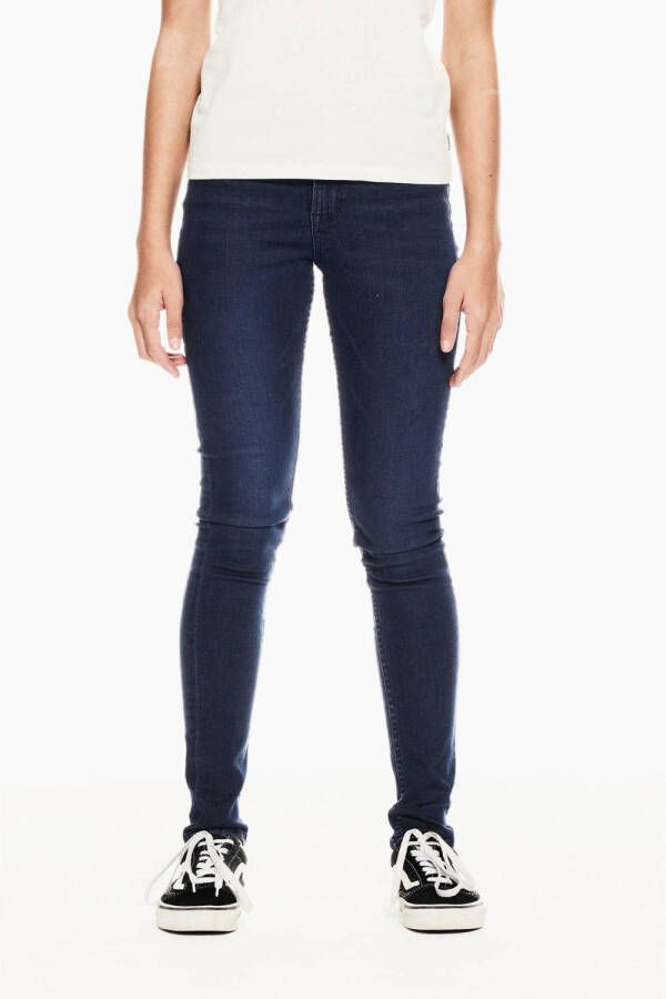 Garcia slim fit jeans Rianna 57O dark used Blauw Meisjes Stretchdenim 128
