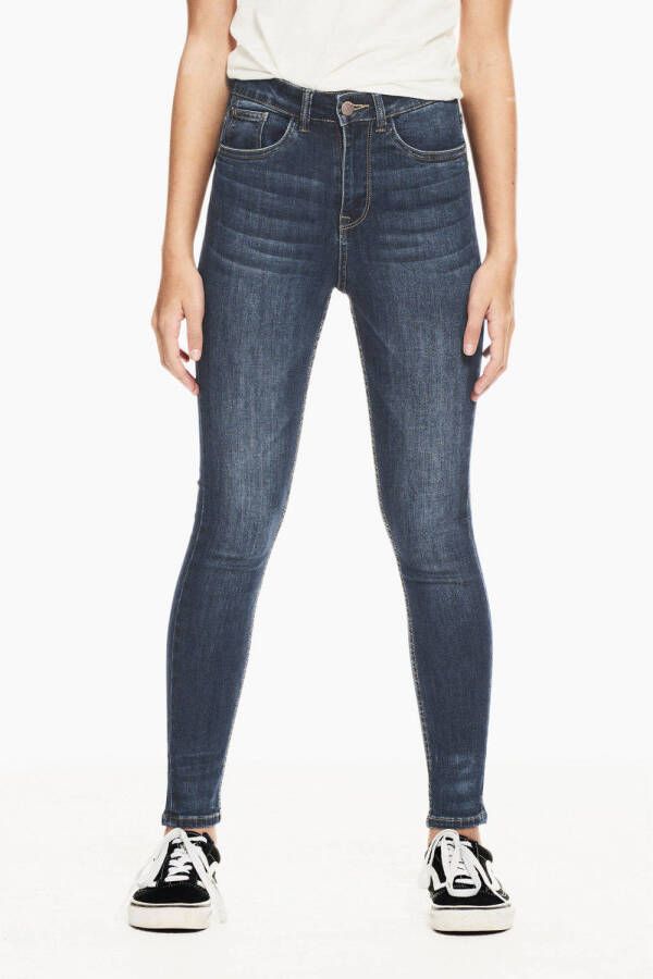Garcia slim fit jeans Sienna 565 dark used Blauw Meisjes Stretchdenim 128