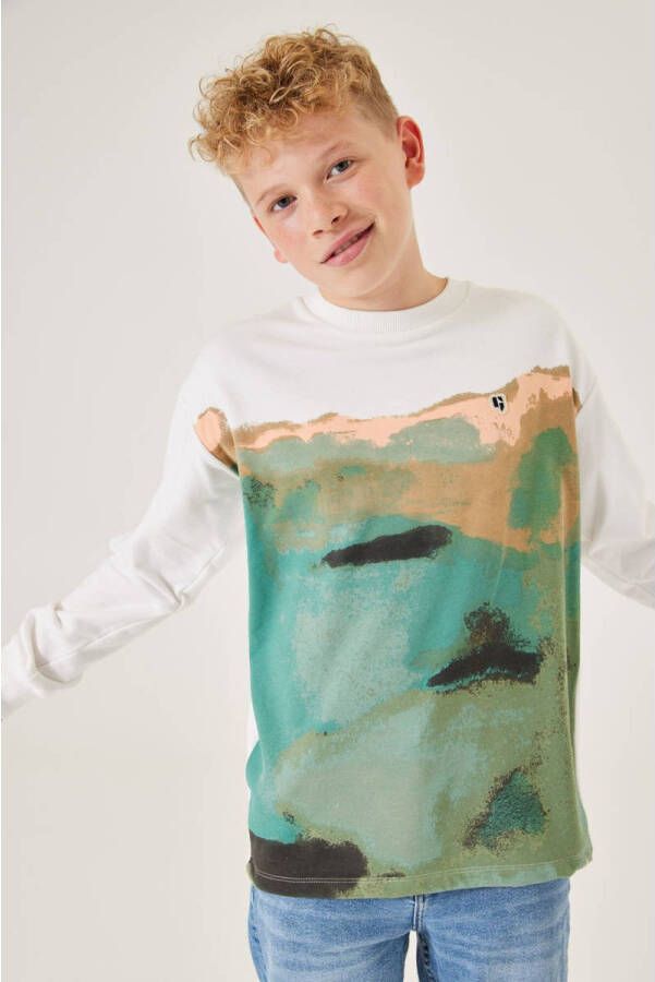 GARCIA sweater gebroken wit