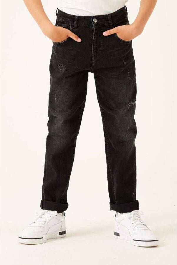 Garcia tapered fit jeans Dalino 395 medium used Blauw Jongens Stretchdenim 128