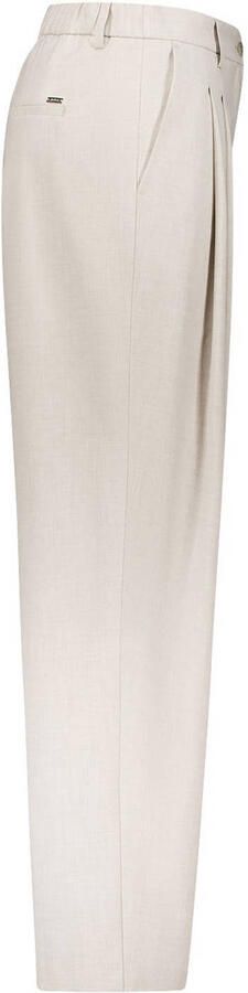 Gardeur bandplooi broek beige - Foto 3
