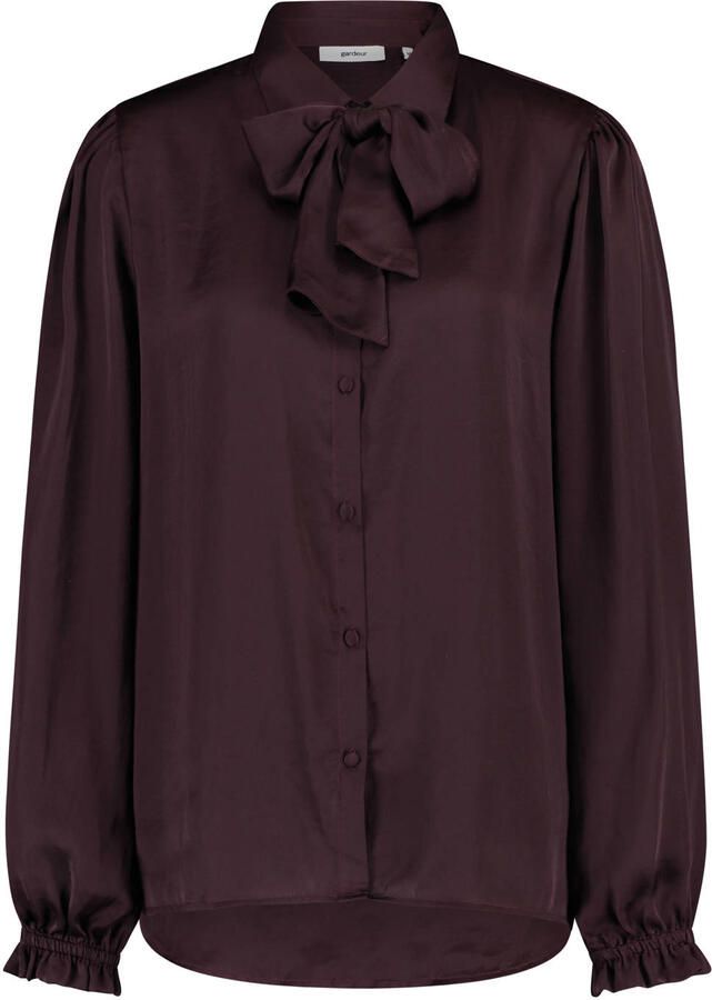 Gardeur blouse donkerrood