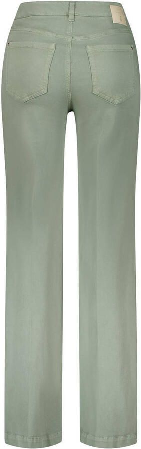 Gardeur denim straight regular waist broek kaki