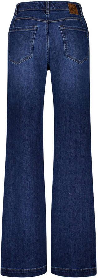 Gardeur denim wide leg broek donkerblauw - Foto 2